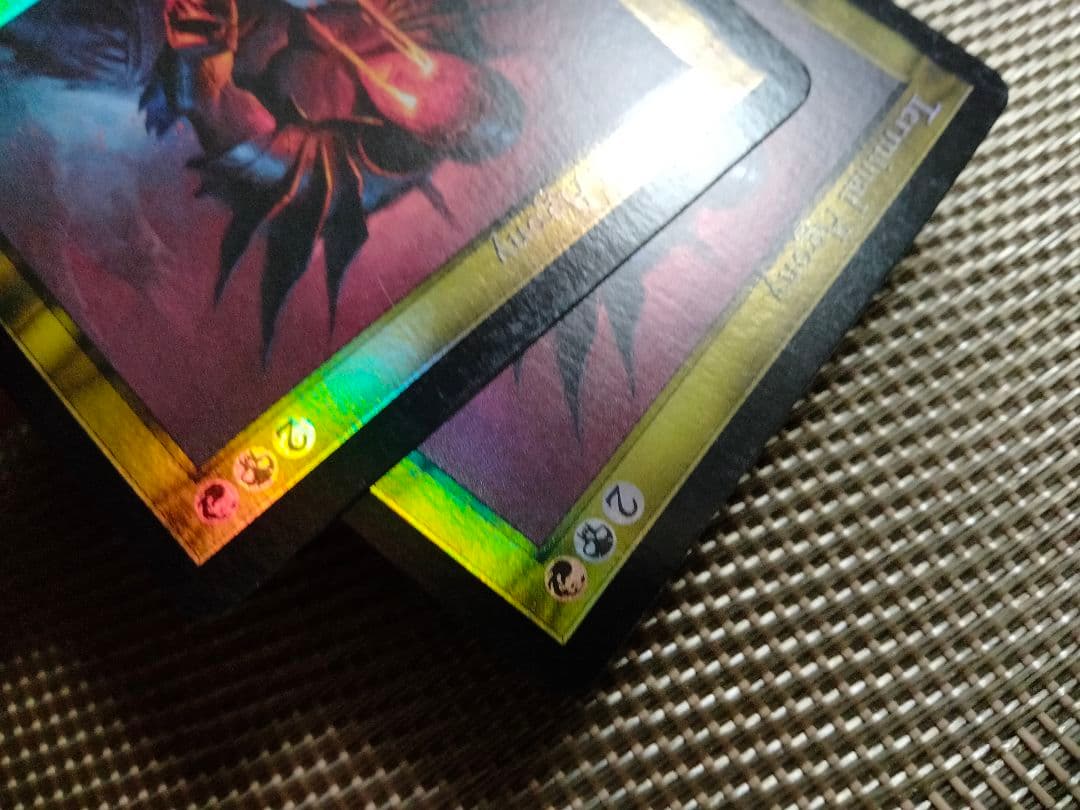 【ご確認用】モダンホライゾン2 旧枠 foil 終末の苦悶b 英語  1枚