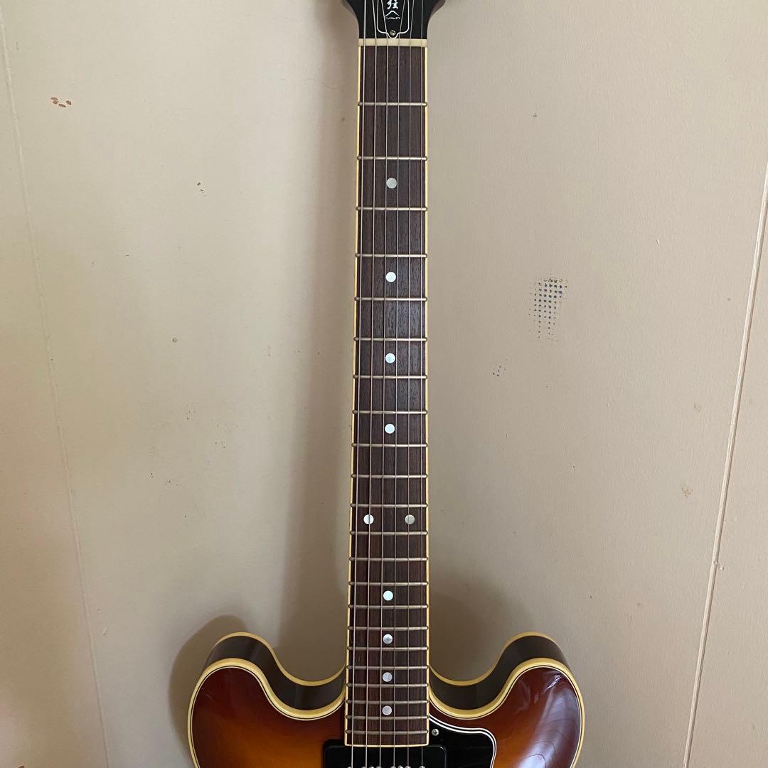 フジゲン Masterfield MSA-SP P90搭載 セミアコ