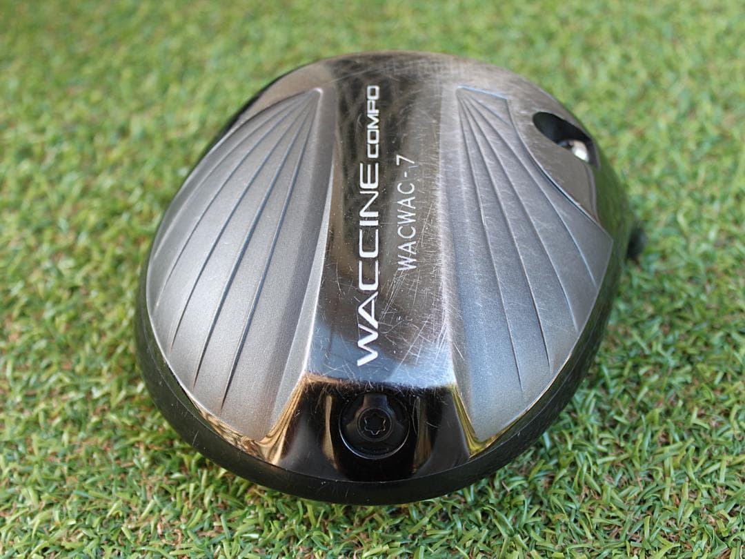 ワクチンコンポ WACWAC-7 ドライバーヘッド単品 ヘッドカバー付 地クラブ