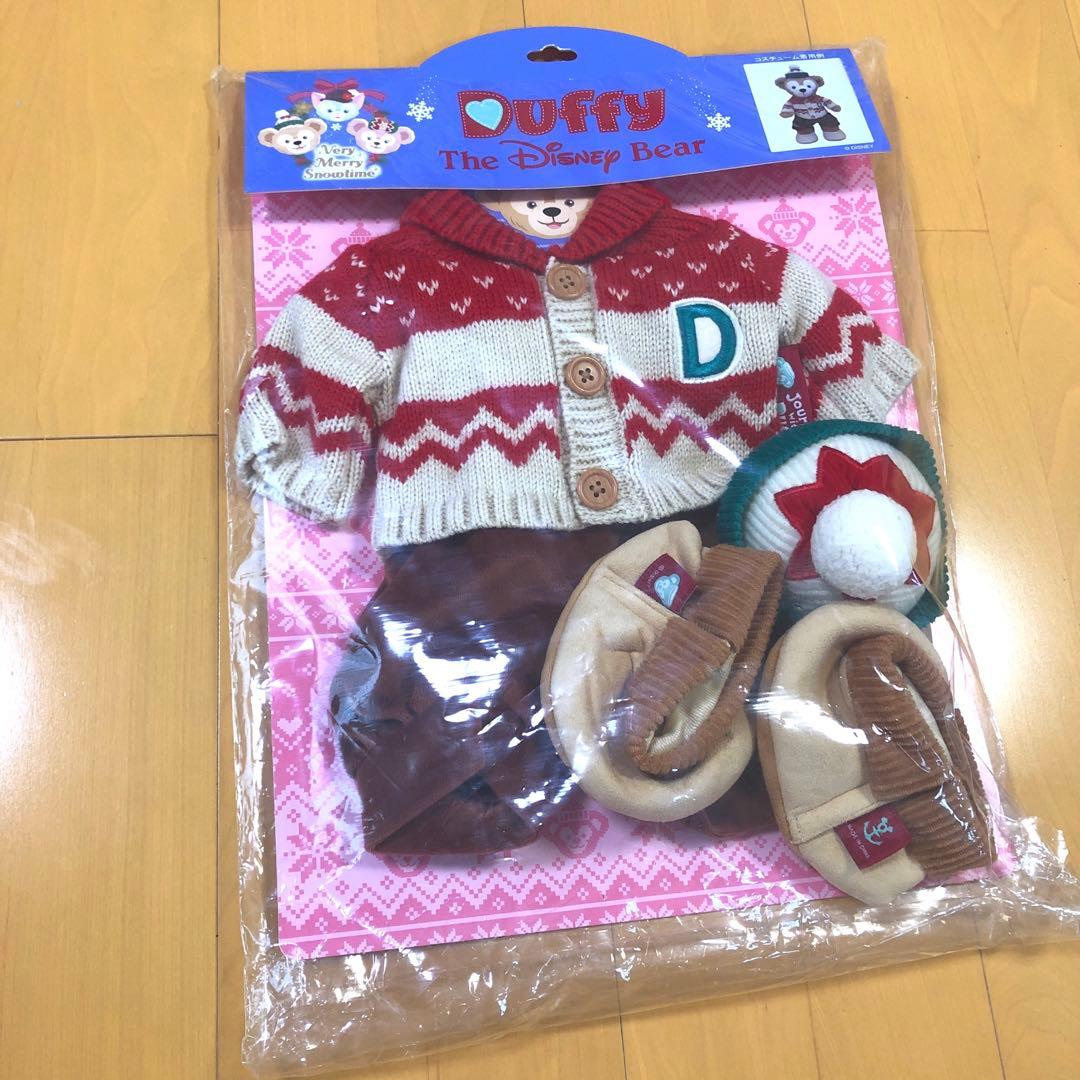 ★ダッフィー★かわいお顔チャイナ　ダッフィー ぬいぐるみ　コスチューム4点セット