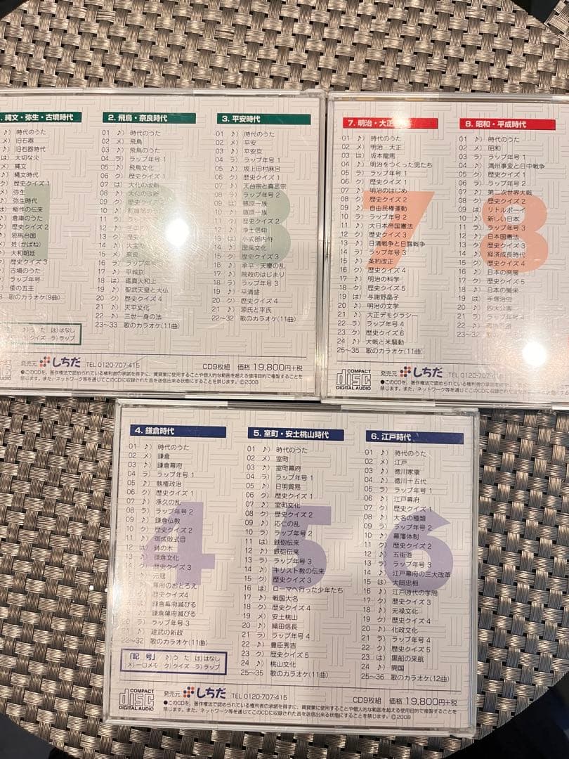 七田式教材　れきし探訪 日本史編 CD