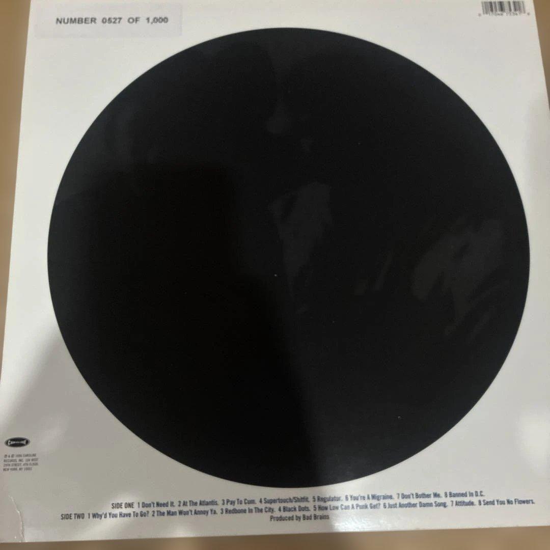 BAD BRAINS BLACK DOTS 1000枚限定