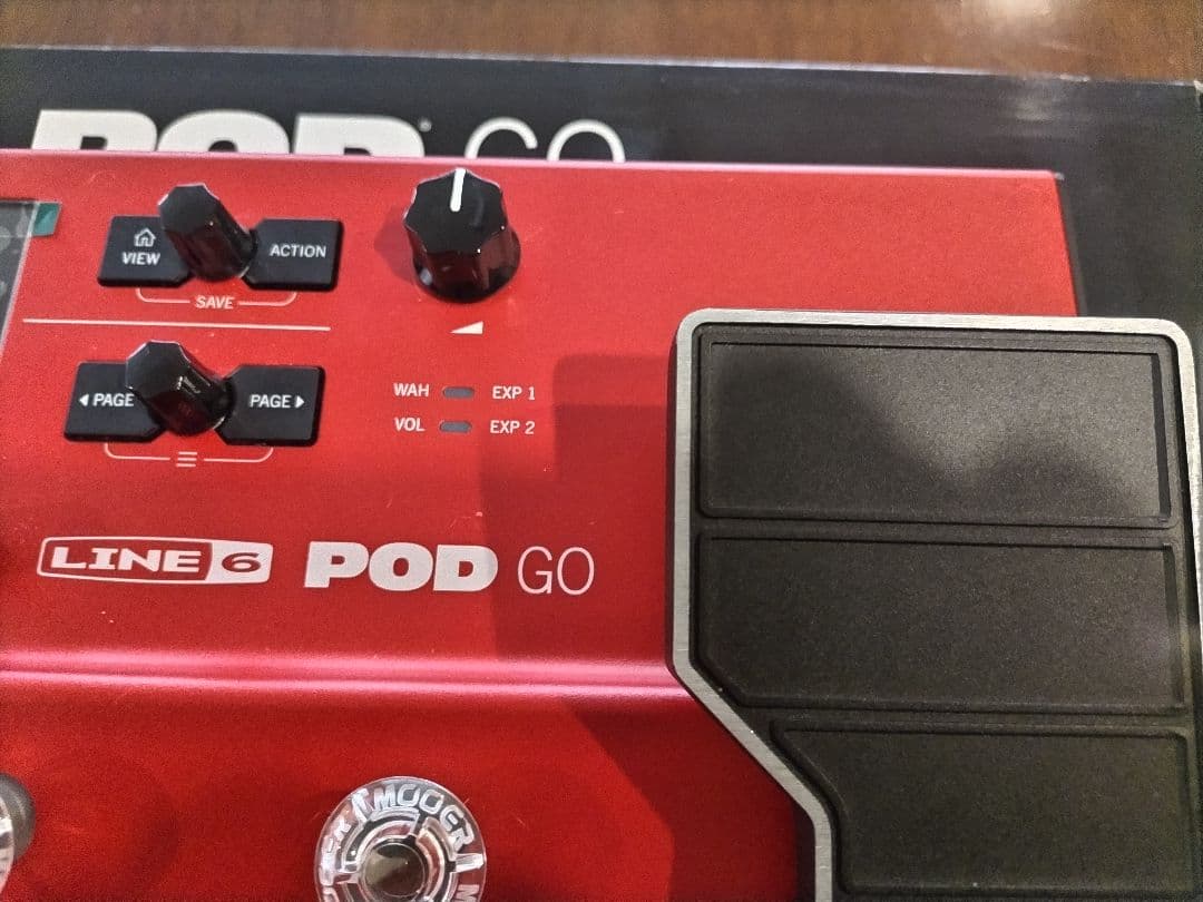LINE 6 POD GO 限定レッド ギターマルチエフェクター
