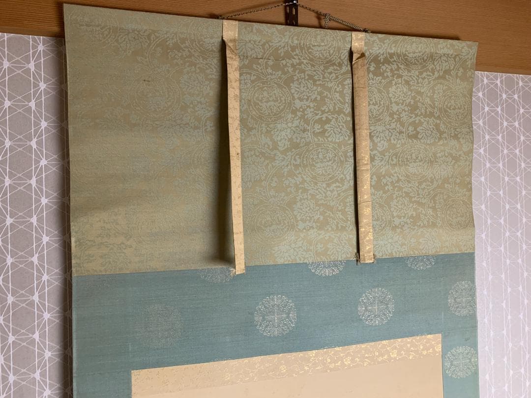 山脇皜雲 春景山水図 絹本肉筆 大幅掛軸 鳥取 橋本雅邦師事 日本画家 832