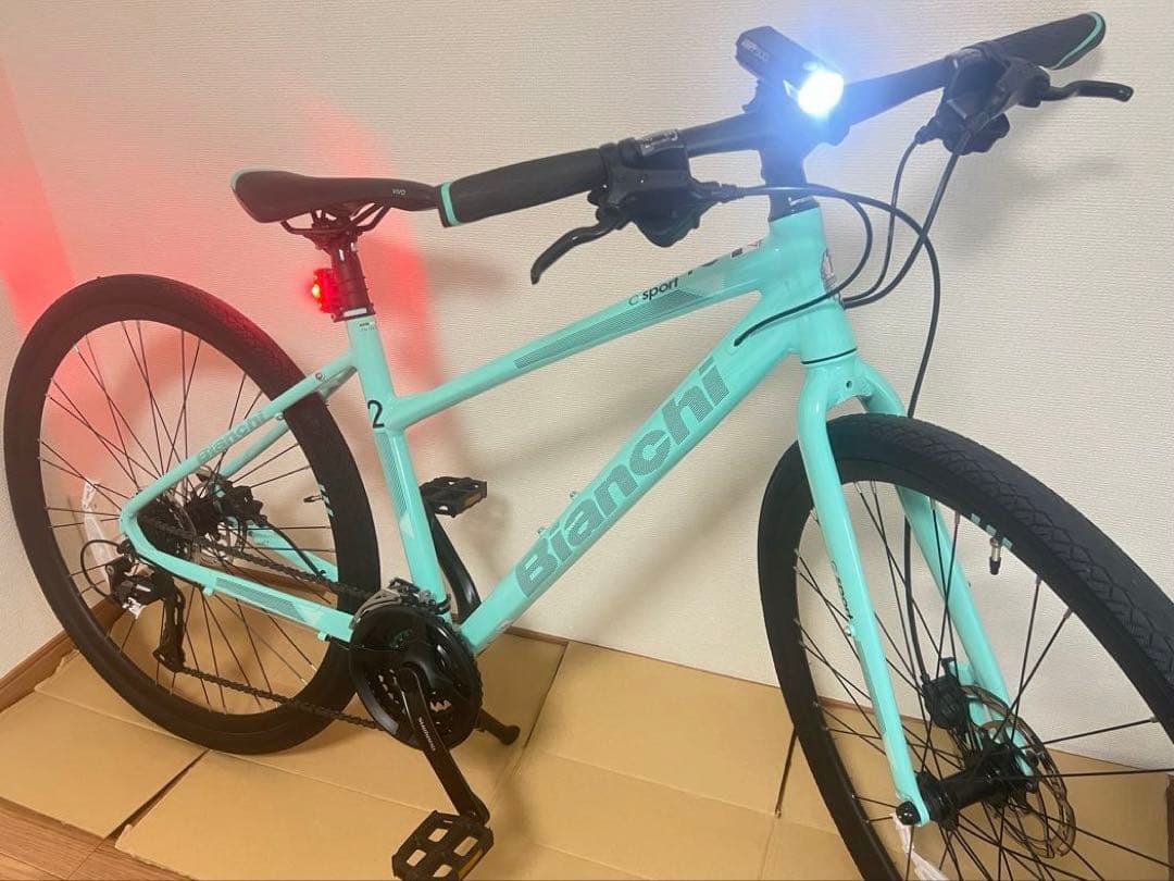 Bianchi C-SPORTS 2 DISC(油圧式ブレーキ) チェレステ