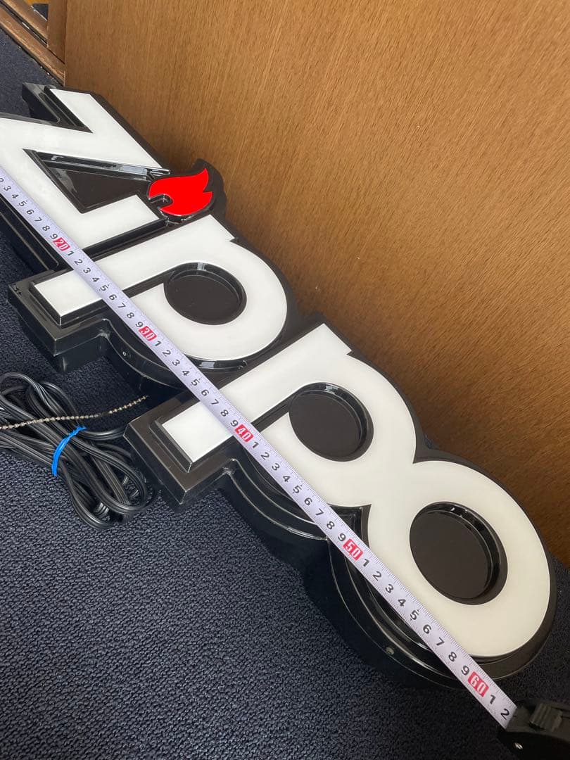 ZIPPO 看板 ライト 照明 ジッポー アメリカ雑貨 大きい