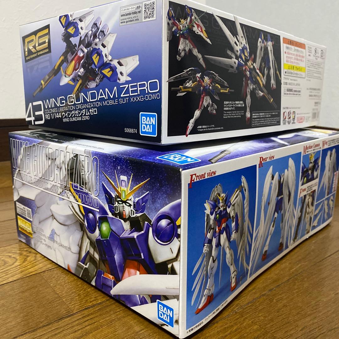 ※鳥　ガンプラ 2点まとめ売り ウイングガンダム ゼロ MG RG