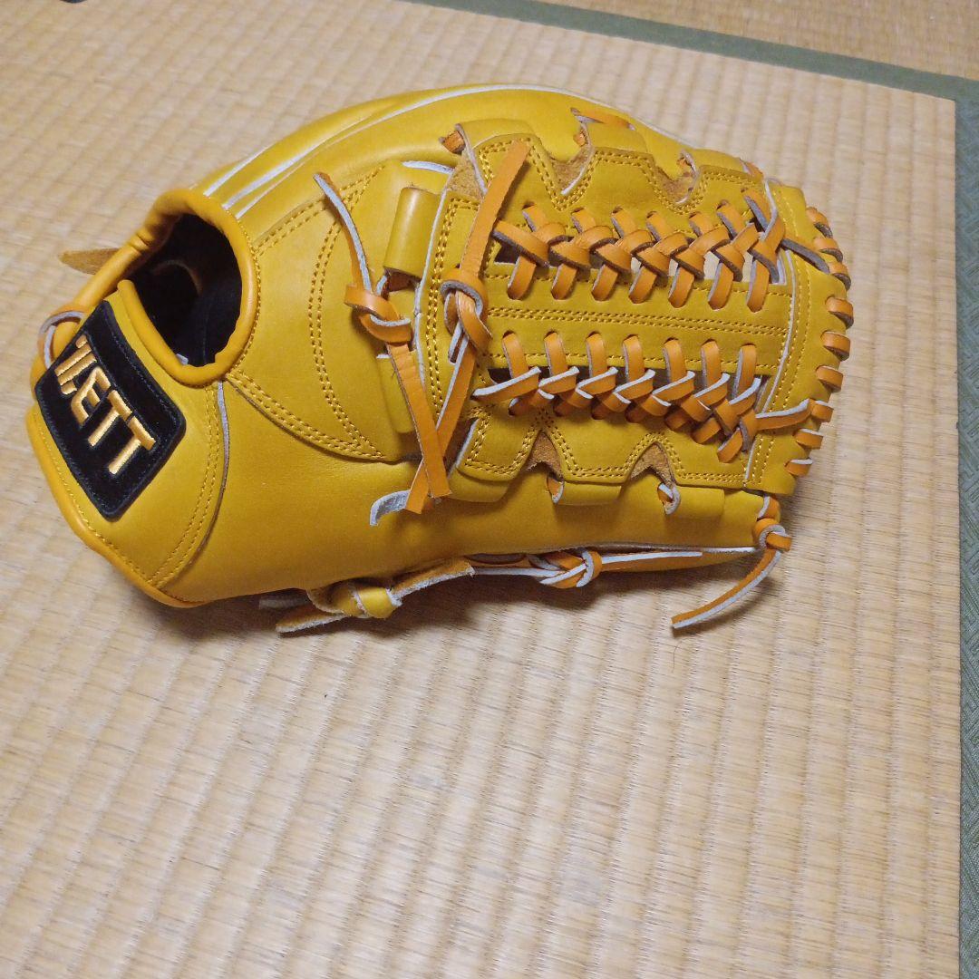 ゼット硬式グローブ イエロー