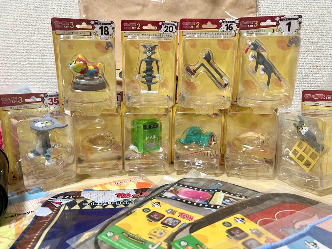 Happyくじ ハッピーくじ トムとジェリー　フィギュア　ラストワン賞ぬいぐるみ