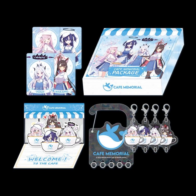 韓国限定)ブルーアーカイブ メモリアル カフェ フルセット!