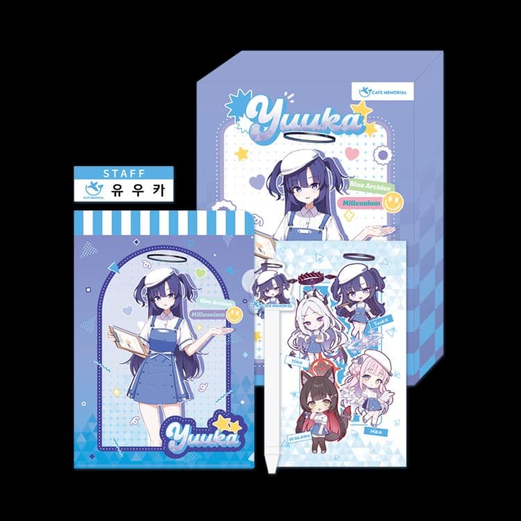 韓国限定)ブルーアーカイブ メモリアル カフェ フルセット!
