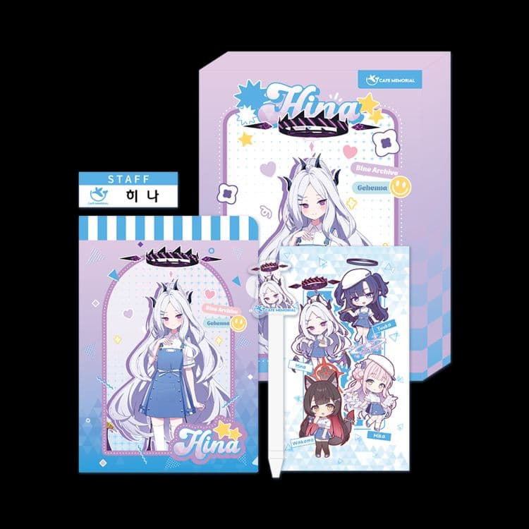 韓国限定)ブルーアーカイブ メモリアル カフェ フルセット!
