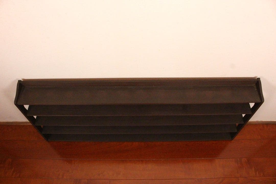 No5230 ヴィンテージ　木製吊り棚　高さ42×横幅101.5cm 送料無料