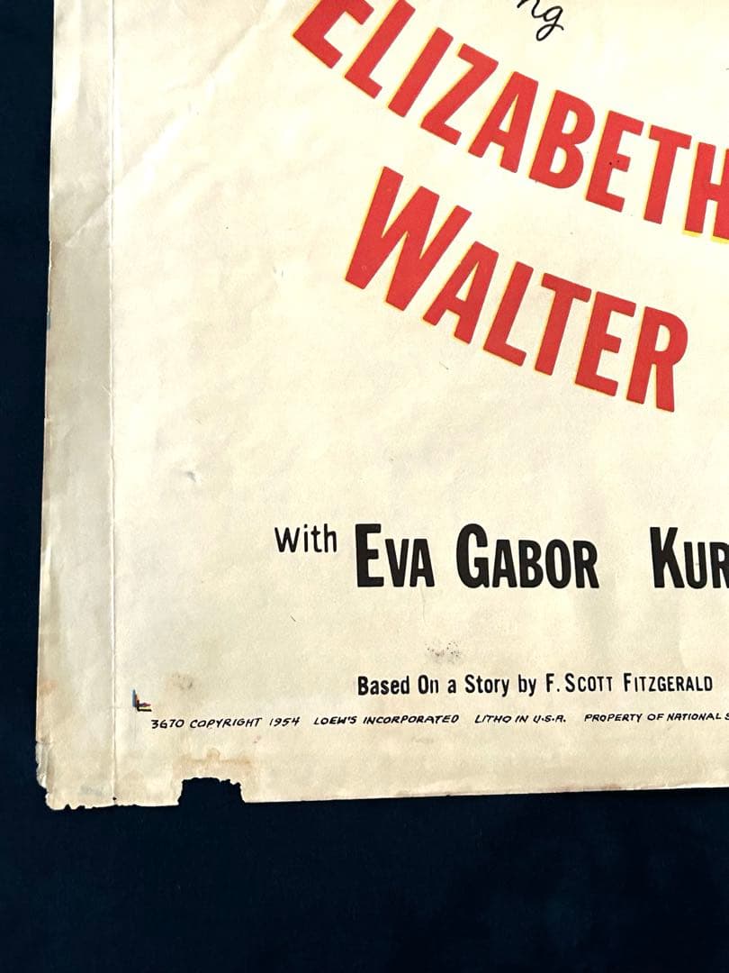 雨の朝巴里に死す　USオリジナル映画ポスター