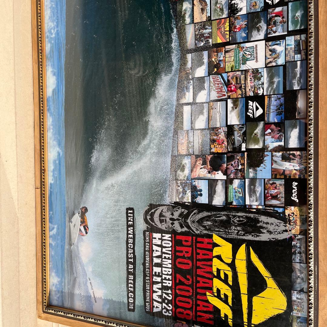 サーフィン ポスター reef HAWAIIAN PRO 2008