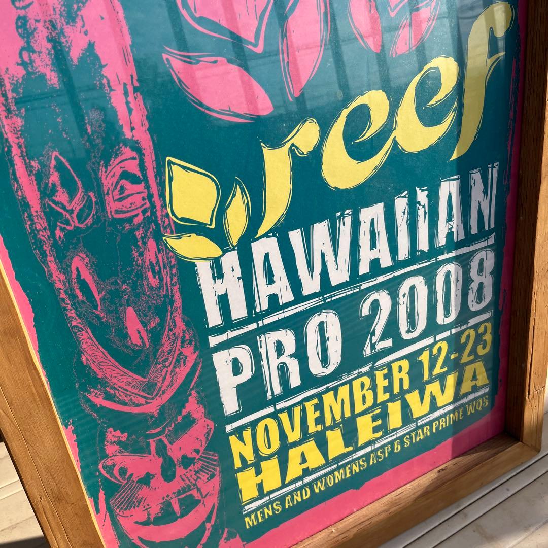 サーフィン ポスター reef HAWAIIAN PRO 2008