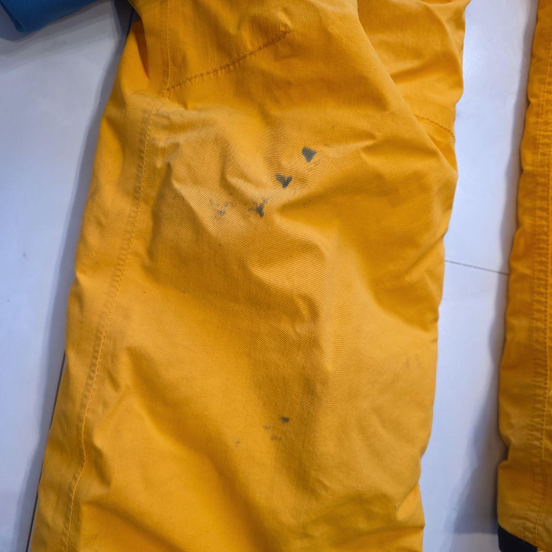 子ども用スキーウェア イエロー/ブルー　3点セット