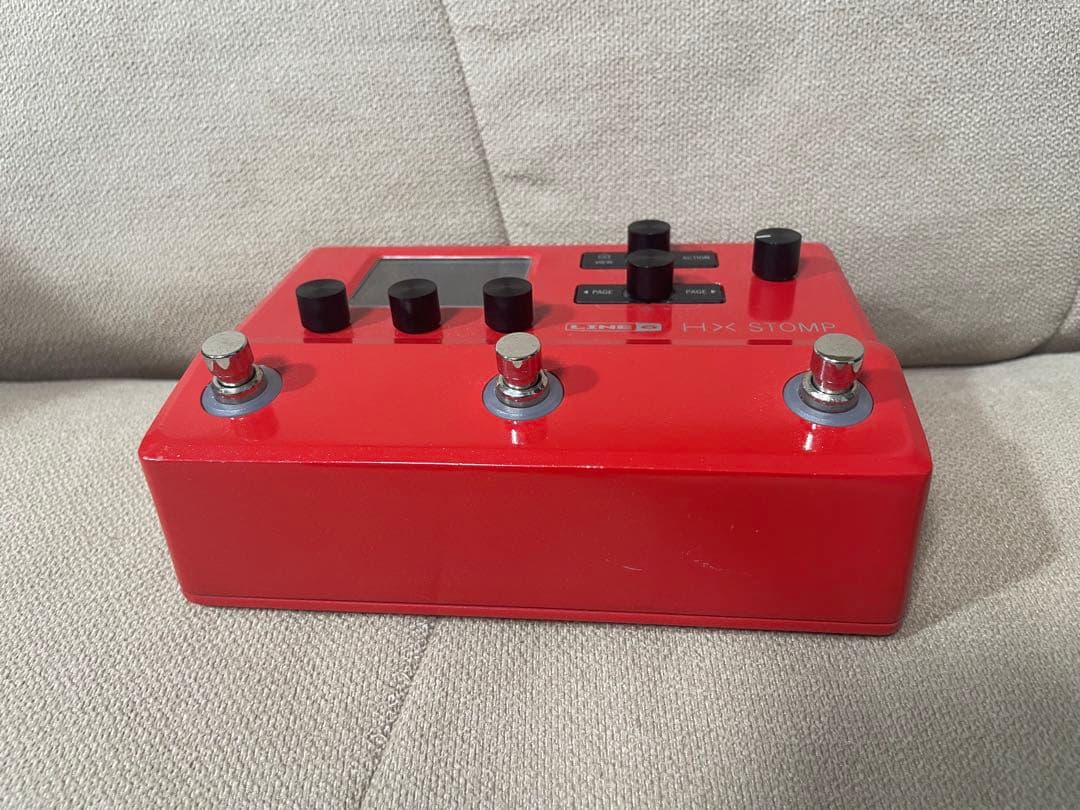ギター Line6 HX stomp limited edition Red