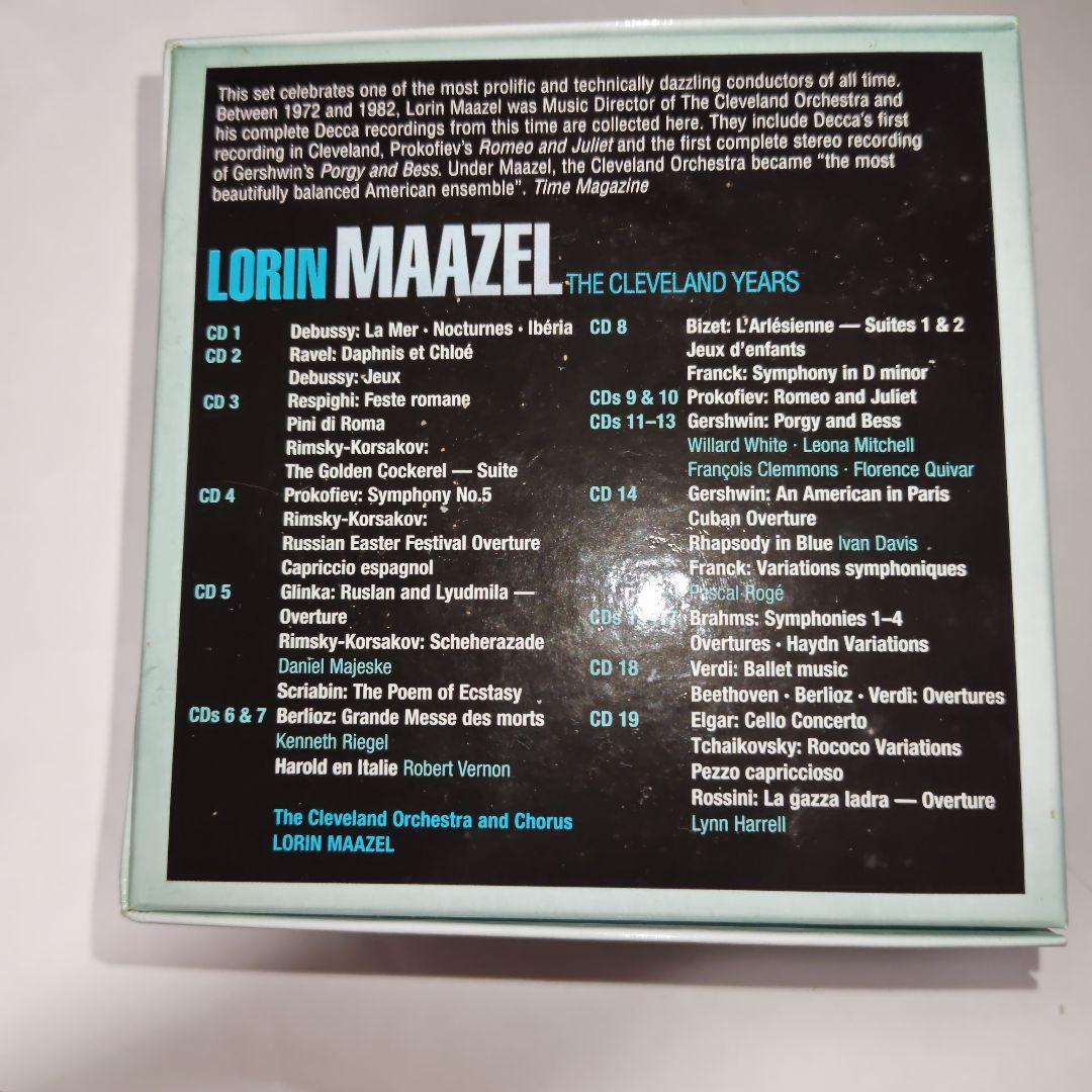 ロリン・マゼール＆クリーヴランド管弦楽団／デッカ録音ボックス(19CD)