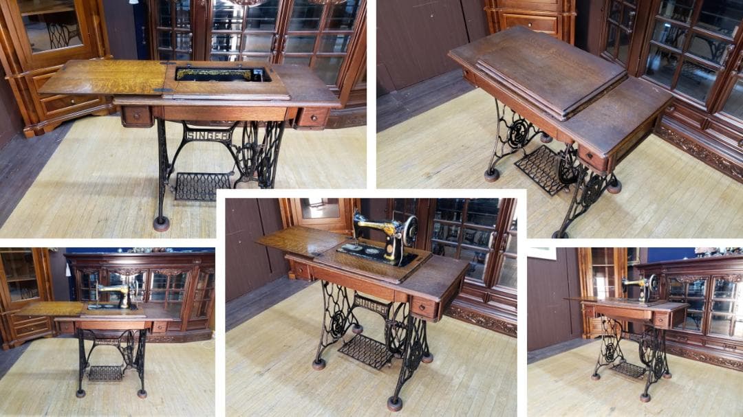 K15　アンティーク　シンガー SINGER　足踏みミシン