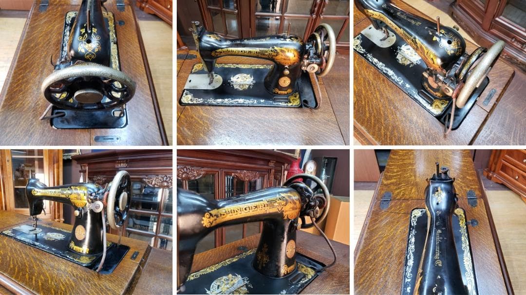 K15　アンティーク　シンガー SINGER　足踏みミシン