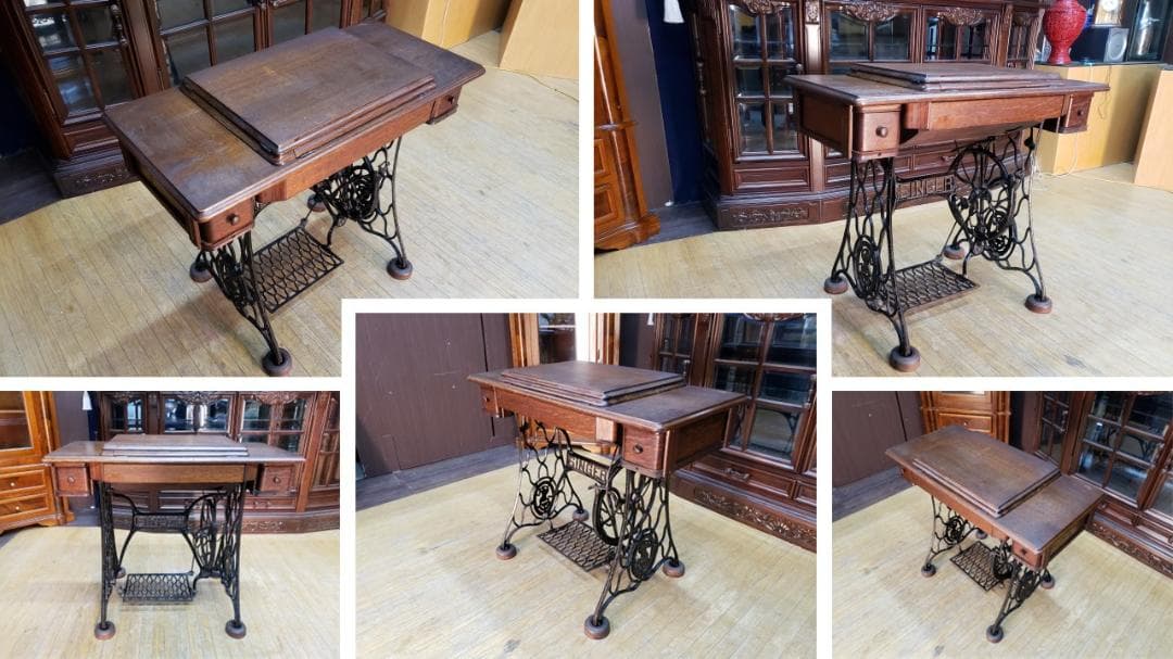 K15　アンティーク　シンガー SINGER　足踏みミシン