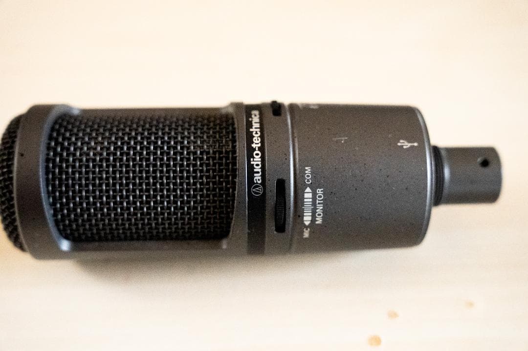 【美品】AUDIO-TECHNICA 　AT2020USB+ コンデンサマイク