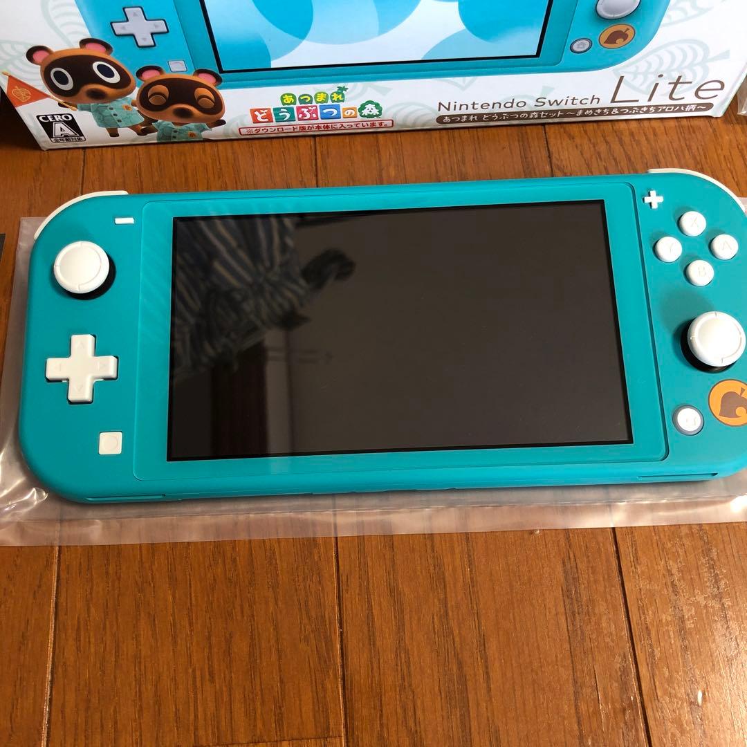 Nintendo Switch Lite どうぶつの森デザイン まめきち&つぶき
