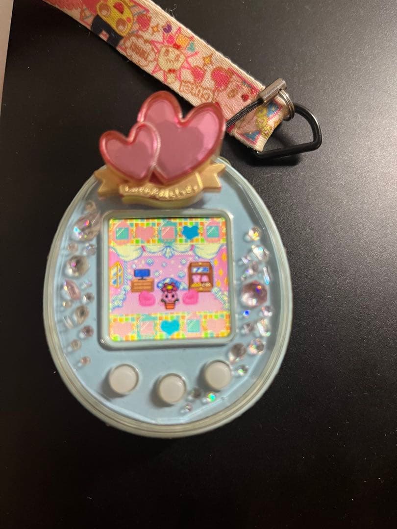 たまごっちピース ブルー　ストラップ付