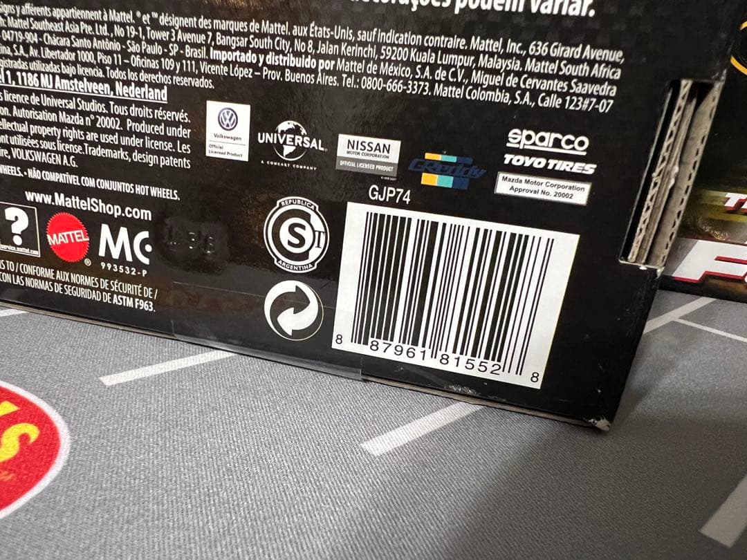 ミニカー Hotwheels FAST&FURIOUS ORIGINAL FAST