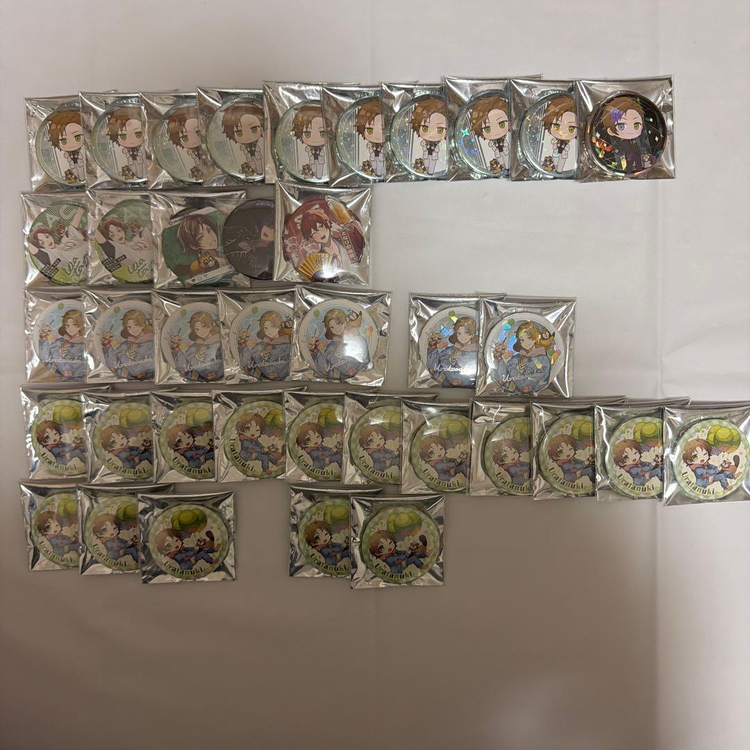 浦島坂田船 うらたぬき 缶バッジ 特典 ノーマル ホロ