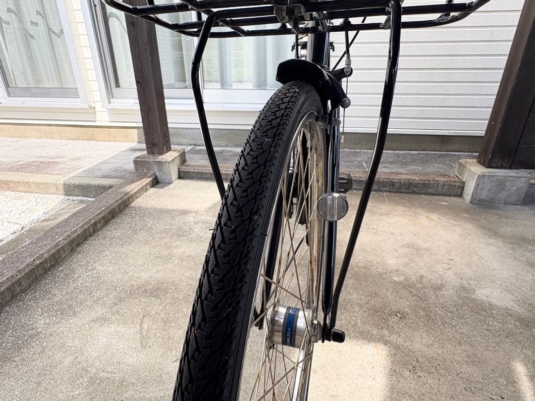 【限定車ウェッジロック】黒 シティサイクル　引き取り限定