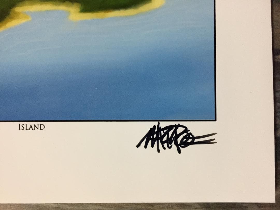 magic MTG 島  複製原画 サイン　Mark Poole