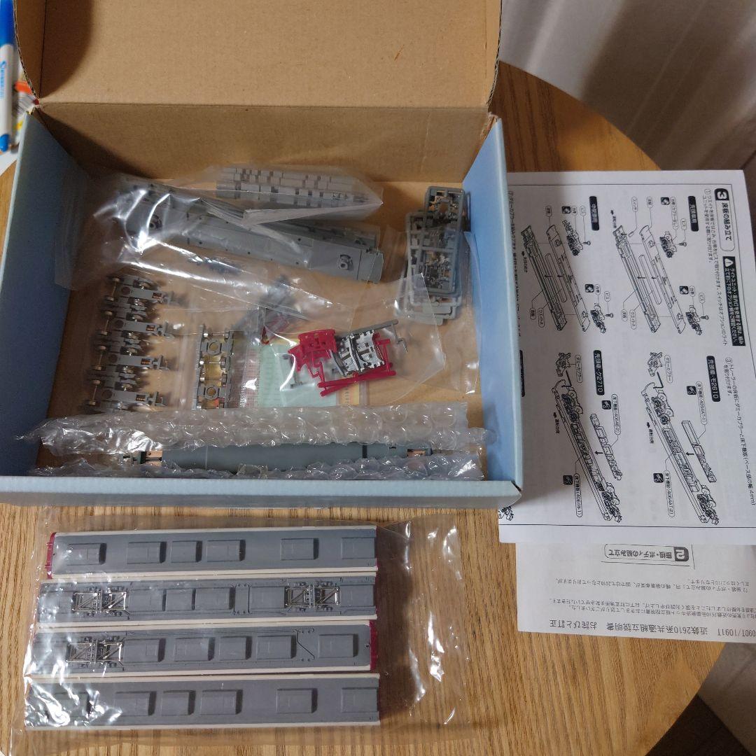 グリーンマックス 1090T 近鉄2610系 塗装印刷済組立キット 組立途中