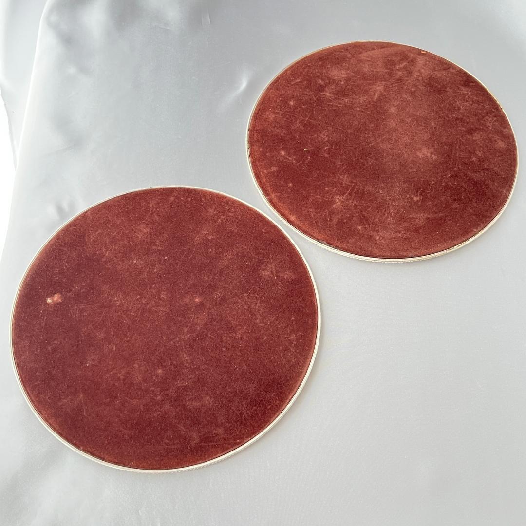 【英国】ビクトリアンのプレースマット 2枚組 22cm 大判 専用ケース