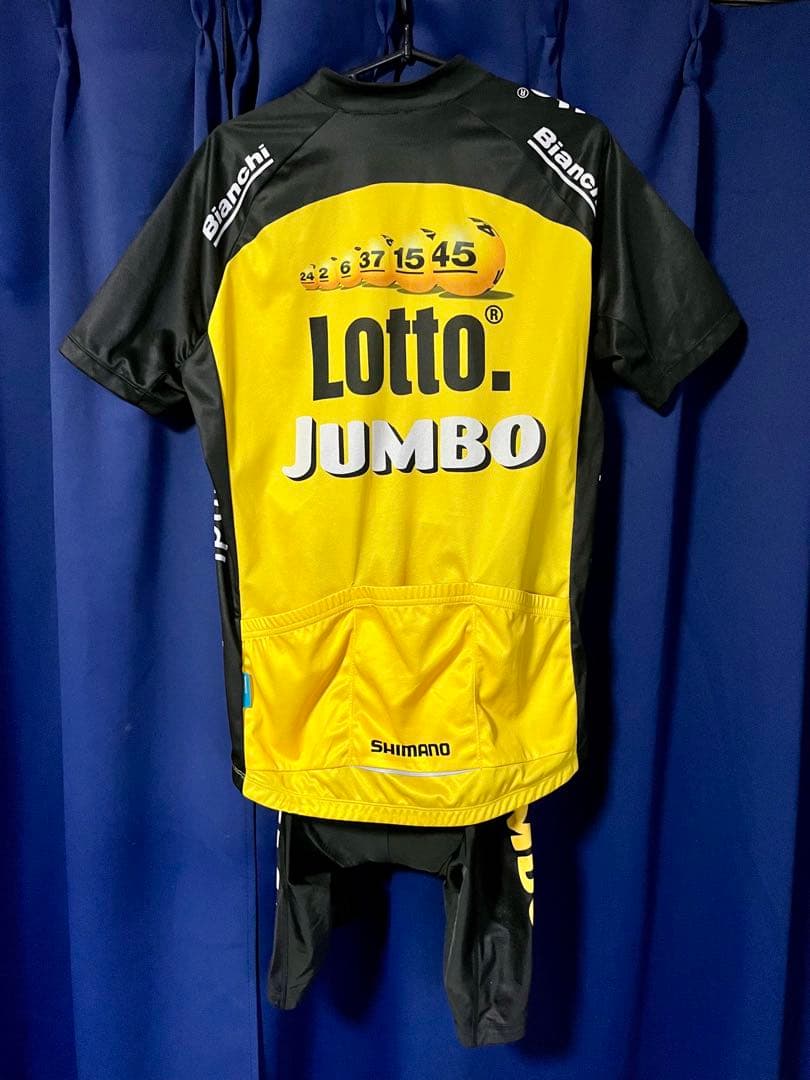 シマノ⭐️Lotto Jumbo／ロット・ユンボ ⭐️ジャージ上下セット⭐️ビアンキ