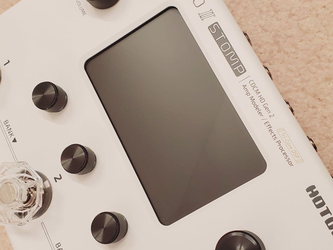 美品★HOTONE AMPERO II STOMP 変換プラグ付き