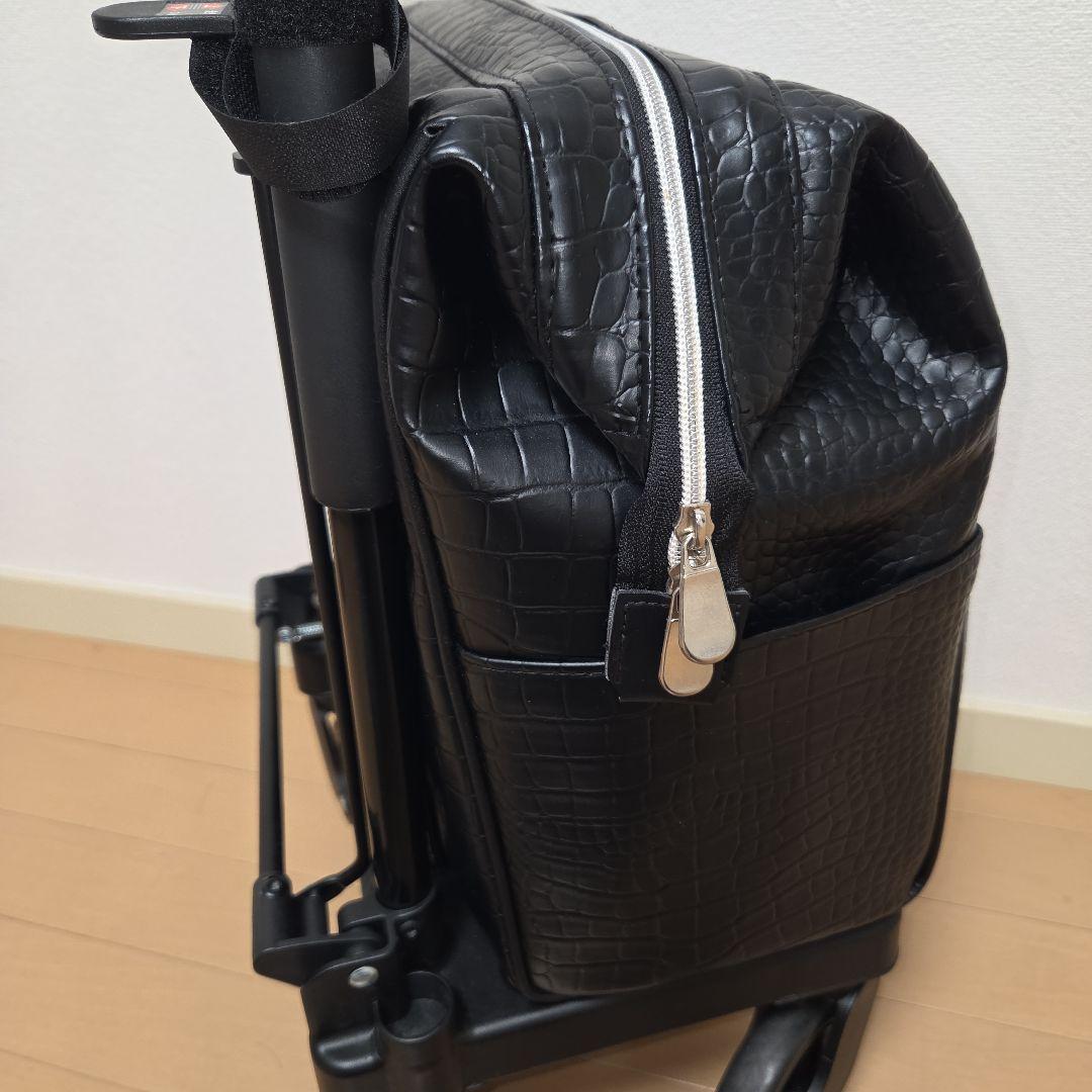 島製作所 ショッピングカート メロディ スムーズKBR クロコダイルBK