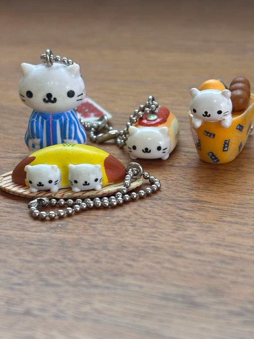 2000年代当時物 にゃんにゃんにゃんこ ローソン限定マスコット4個セット激レア