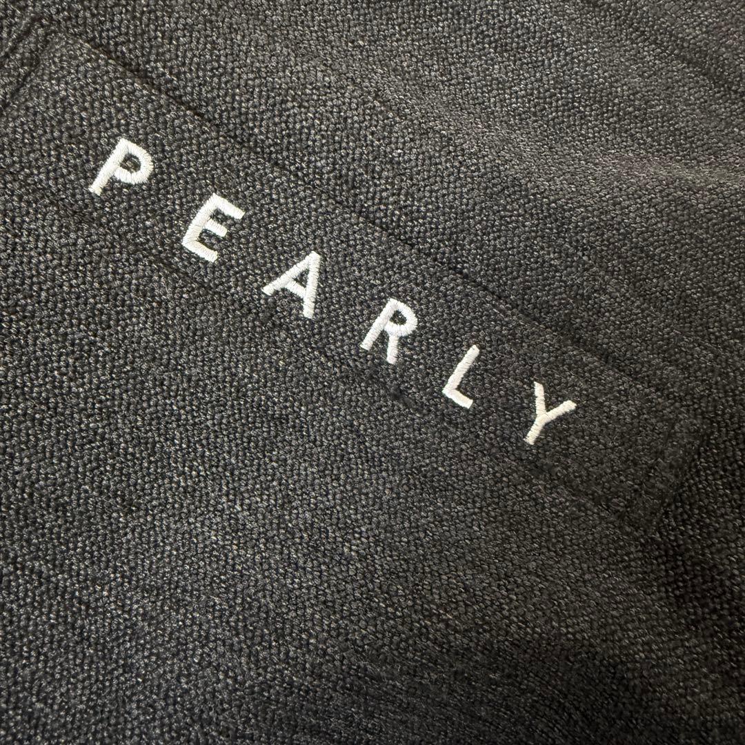 パーリーゲイツ　パンツ　M〜L相当　チャコールグレー　秋冬　グレー　コットン　4