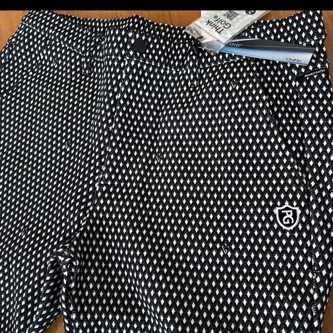 パーリーゲイツ　 パンツ アーガイル幾何学柄・ストレッチ　ゴルフ ★5