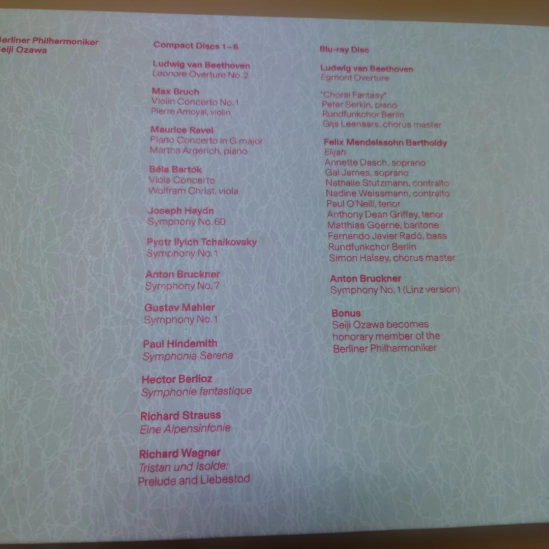 ベルリン・フィルと小澤征爾 ［6CD+Blu-ray