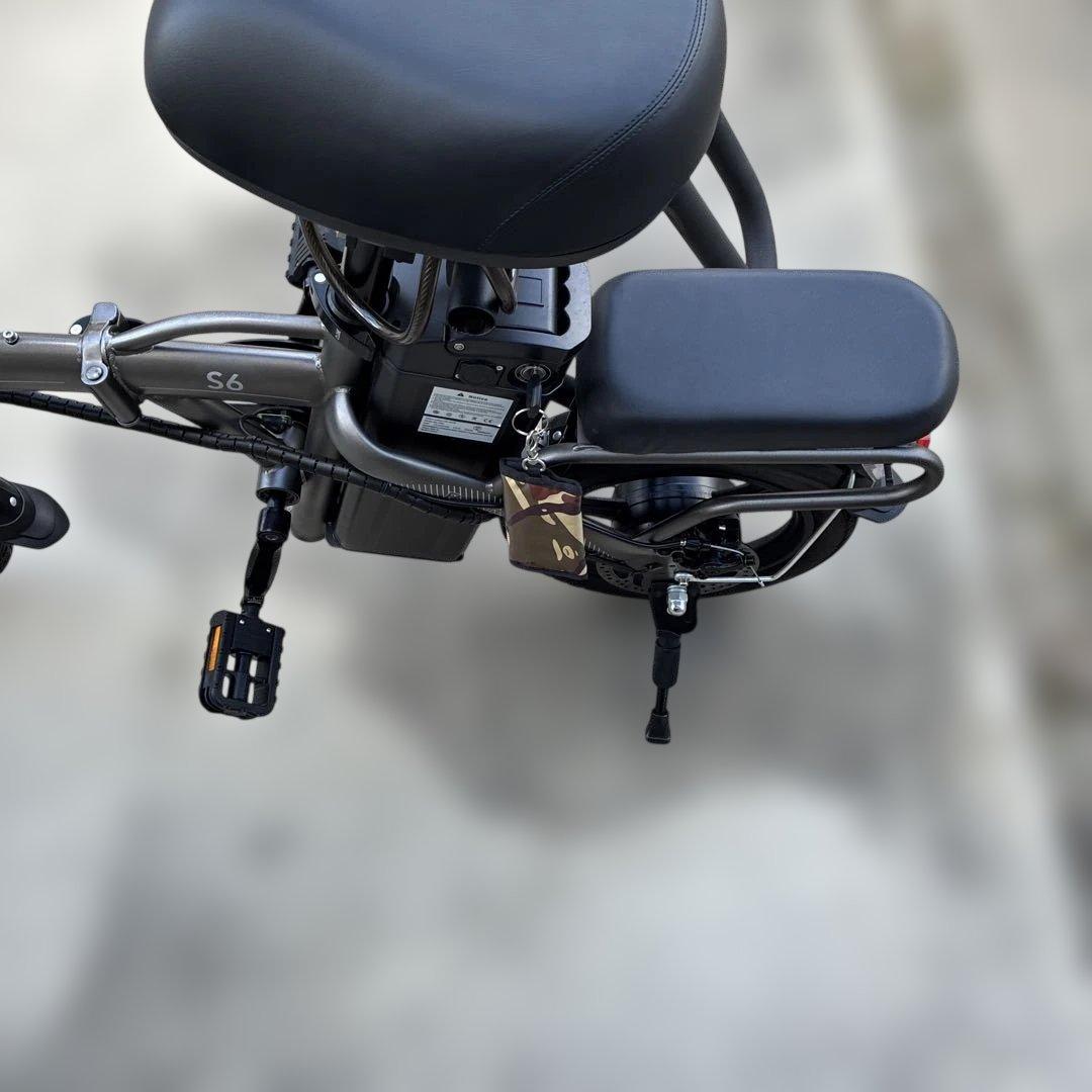 JECHAM 折りたたみ自転車 電動アシスト シルバー