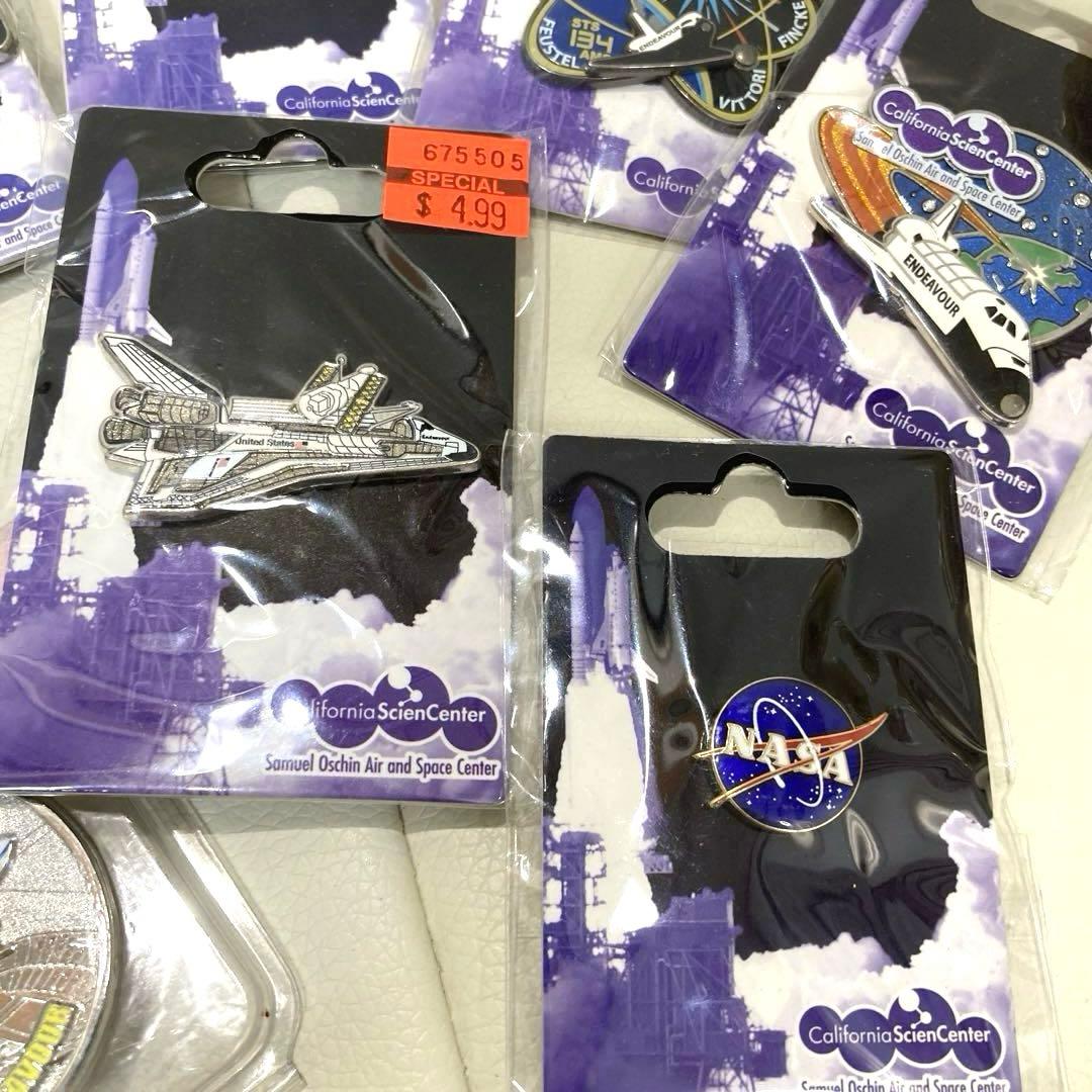 スペースシャトル エンデバー等のピンバッジ＆メダル 9点まとめ売り