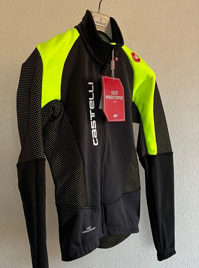 新品 カステリ サイクリング ジャケット GORE 裏起毛 サイクル ジャージ