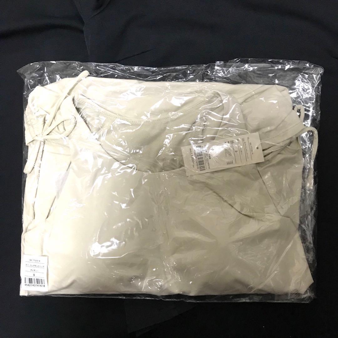 【新品未開封】SUKALAカバーフレアタンクトップSサイズ アイボリー