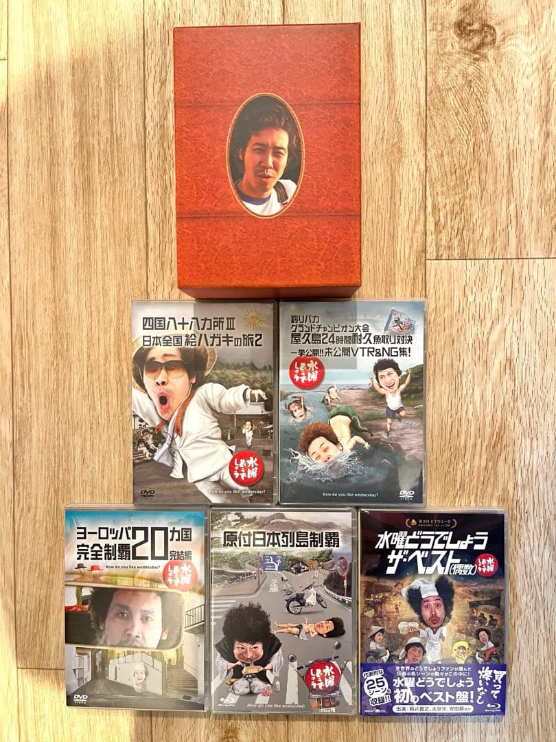 正規品）水曜どうでしょうDVD&Blu-ray BOX（vol1～6）セット