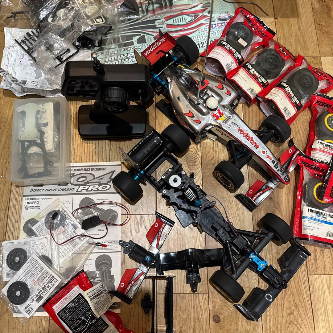 TAMIYA F104 PRO シャーシ フォーミュラチューンモーター付