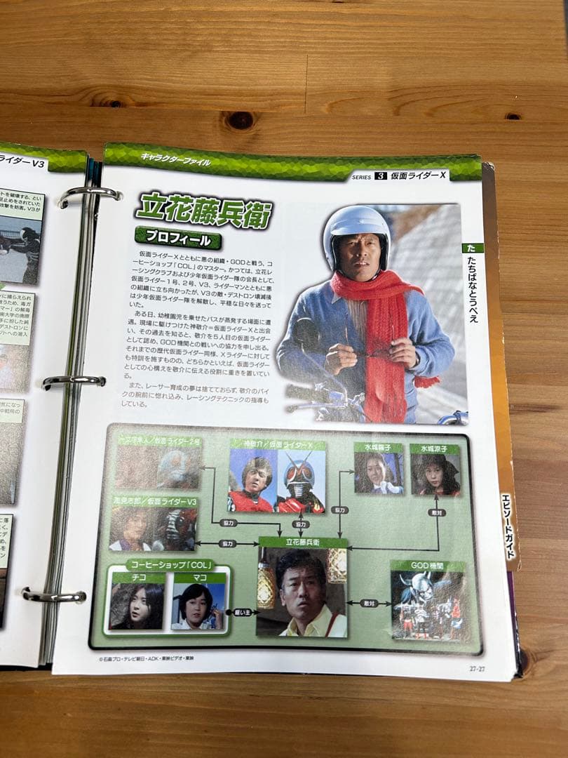 DeAgostini 仮面ライダー OFFICIAL DATA 3冊セット