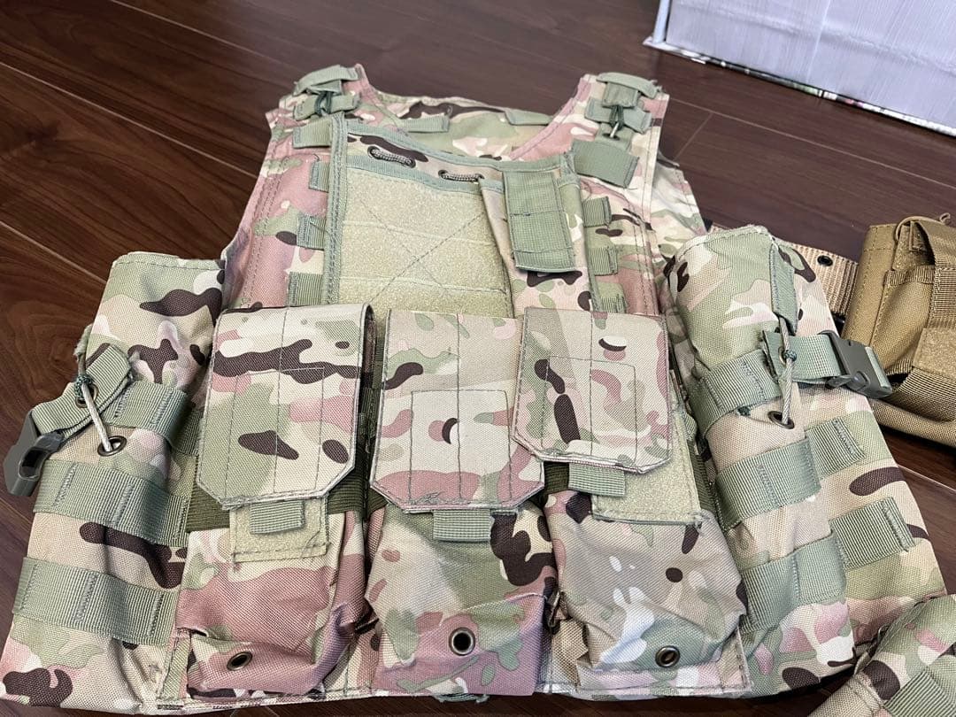 【サバゲー引退】 マルチカム プレートキャリア セット サバゲー用